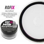 Акрилгель (Полигель) для наращивания и моделирования ногтей Acryl Gel Оттенок - Milk, 20гр