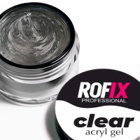 Акрилгель (Полигель) для наращивания и моделирования ногтей Acryl Gel CLEAR (Прозрачный), 20гр