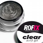 Акрилгель (Полигель) для наращивания и моделирования ногтей Acryl Gel CLEAR (Прозрачный), 20гр