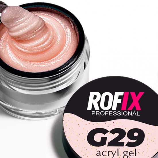 Акрилгель (Полигель) для наращивания и моделирования ногтей Acryl Gel Оттенок - G29, 20гр