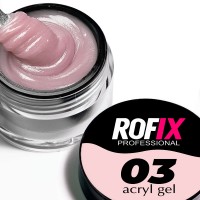 Акрилгель (Полигель) для наращивания и моделирования ногтей Acryl Gel Оттенок - 03, 20гр