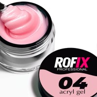 Акрилгель (Полигель) для наращивания и моделирования ногтей Acryl Gel Оттенок - 04, 20гр