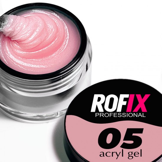 Акрилгель (Полигель) для наращивания и моделирования ногтей Acryl Gel Оттенок - 05, 20гр
