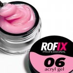 Акрилгель (Полигель) для наращивания и моделирования ногтей Acryl Gel Оттенок - 06, 20гр