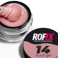 Акрилгель (Полигель) для наращивания и моделирования ногтей Acryl Gel Оттенок - 014, 20гр