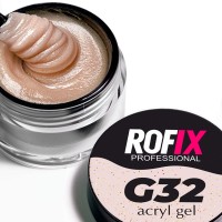 Акрилгель (Полигель) для наращивания и моделирования ногтей Acryl Gel Оттенок - G32, 20гр