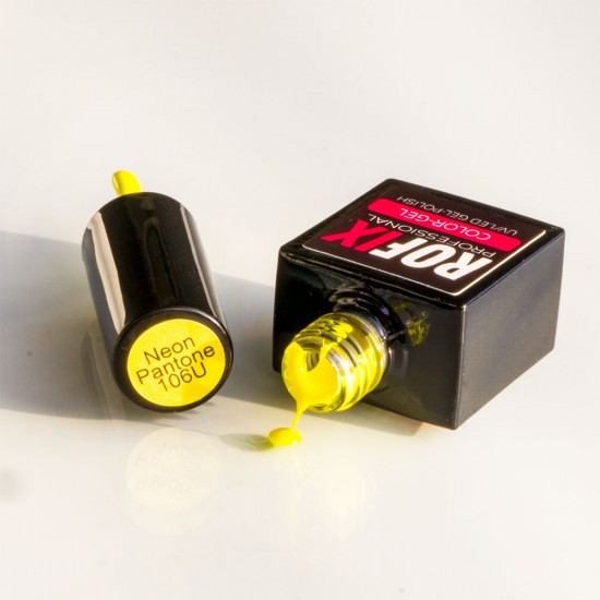 Гель-лак Rofix Color-Gel PANTONE 106U, 10гр