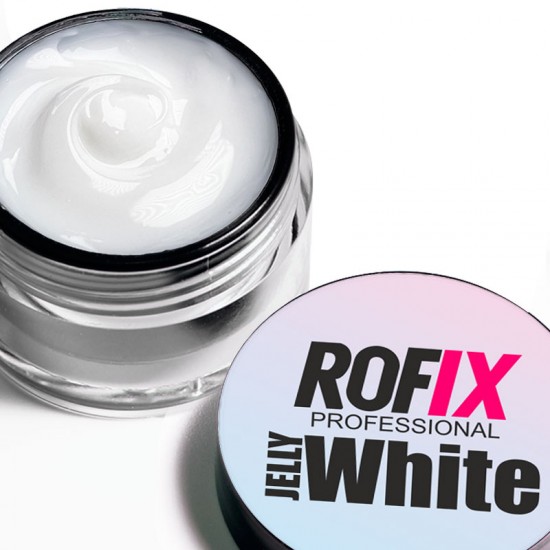 Гель-желе Белый для наращивания ногтей Jelly White, 20гр