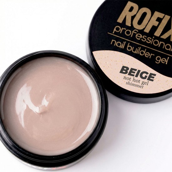 Гель для наращивания ногтей Not Hot Beige Shimmer, 50гр