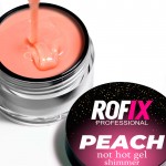 Гель для наращивания ногтей Not Hot Peach Shimmer, 20гр