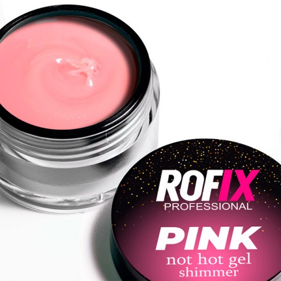 Гель для наращивания ногтей Not Hot Pink Shimmer, 20гр