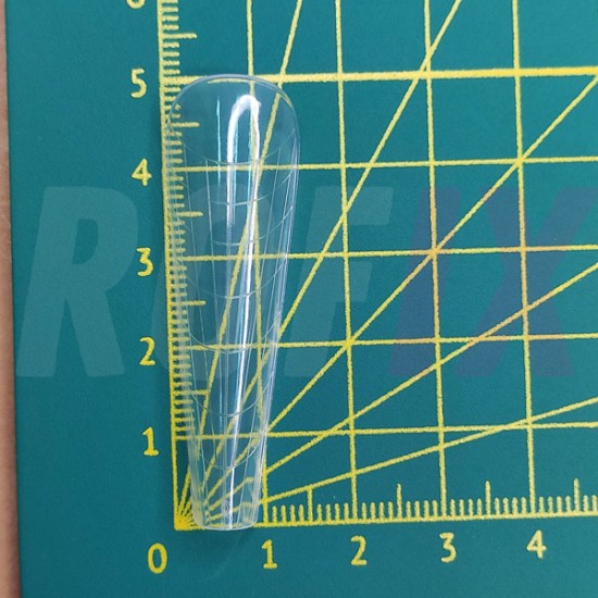 Верхние формы для наращивания ногтей, многоразовые, широкие, с разметкой в боксе, Балерина, 120шт