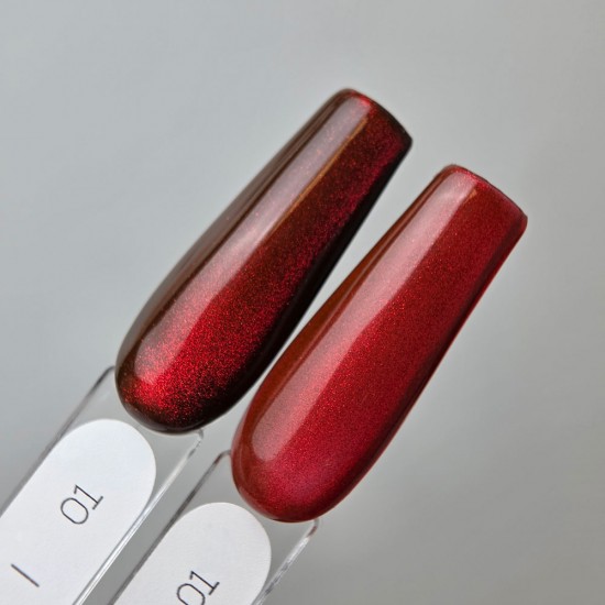 Гель-лак кошачий глаз Red Cat 01, 10гр