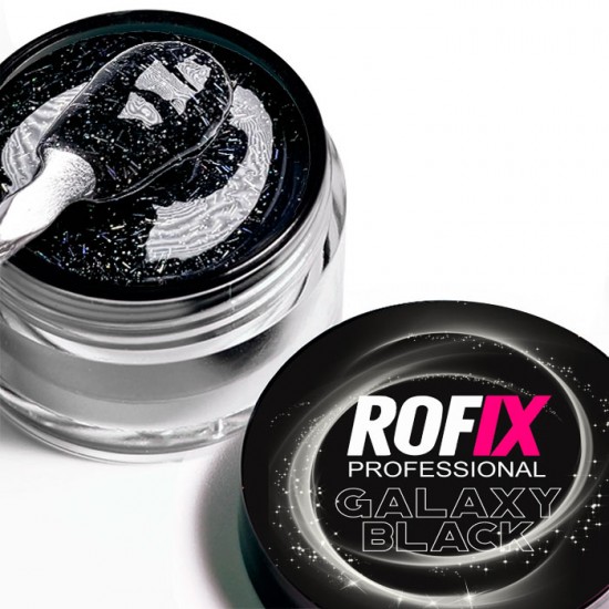 Гель для наращивания ногтей Galaxy Gel Black, 20гр