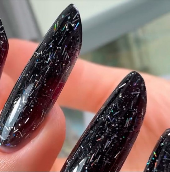 Гель для наращивания ногтей Galaxy Gel Black, 20гр